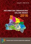 Kecamatan Cimanggung Dalam Angka 2016